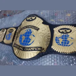 WCW World Tag Team 24K Gold Championship Belt (4)